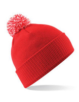 Bright Red Off White