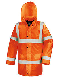 High Vis Motorway Coat - RT218X - Result Safe-Guard