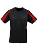 Jet Black Fire Red
