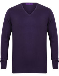 Men´s Lightweight V-Neck Jumper - W720 - Henbury