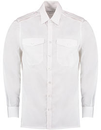 Men´s Tailored Fit Pilot Shirt Long Sleeve - K134 - Kustom Kit