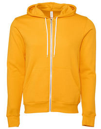 Unisex Poly-Cotton Fleece Full-Zip Hoodie - CV3739 - Canvas
