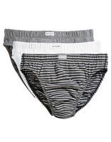 Black Stripe White Mid Grey Marl