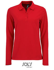 Women´s Long-Sleeve Piqué Polo Shirt Perfect - L02083 - SOL´S