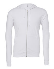Unisex Poly-Cotton Fleece Full-Zip Hoodie - CV3739 - Canvas
