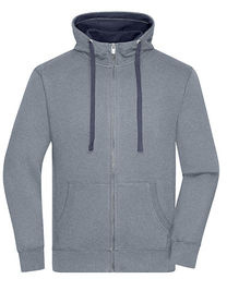 Men´s Lifestyle Zip-Hoody - JN963 - James&Nicholson
