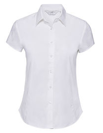 Ladies´ Short Sleeve Fitted Stretch Shirt - Z947F - Russell Collection