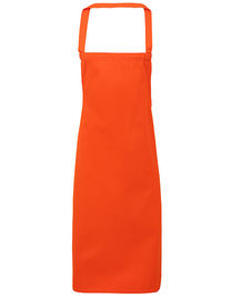 Organic Cotton Bib Apron (No Pocket) - PW102 - Premier Workwear