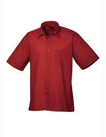 Men´s Poplin Short Sleeve Shirt - PW202 - Premier Workwear