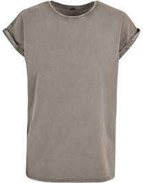 Ladies´ Acid Washed Extended Shoulder Tee - BY053 - Build Your Brand