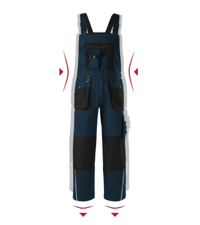 RIMECK® Spodnie robocze ogrodniczki męskie Ranger (W0402)