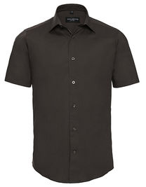 Men´s Short Sleeve Easy Care Fitted Shirt - Z947 - Russell Collection