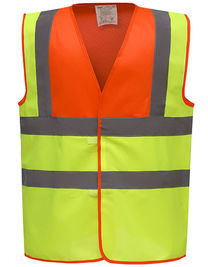 Hi-Vis 2 Bands & Braces Waistcoat - YK100 - YOKO