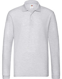 Premium Long Sleeve Polo - F541N - Fruit of the Loom