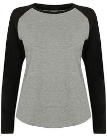 Women´s Long Sleeved Baseball T - SF271 - SF Women