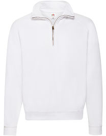 Classic Zip Neck Sweat - F382N - Fruit of the Loom