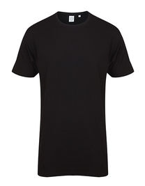 Men´s Longline T-Shirt With Dipped Hem - SFM258 - SF Men