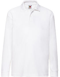 Kids´ Long Sleeve 65/35 Polo - F504K - Fruit of the Loom
