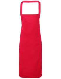 Organic Cotton Bib Apron (No Pocket) - PW102 - Premier Workwear