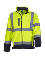 Hi-Vis Yellow Navy
