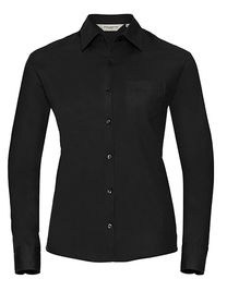 Ladies´ L/S Pure Cotton Easy Care Poplin Shirt - Z936F - Russell Collection