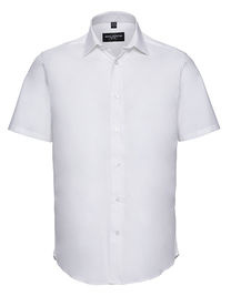 Men´s Short Sleeve Easy Care Fitted Shirt - Z947 - Russell Collection