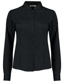 Women´s Tailored Fit Shirt Mandarin Collar Long Sleeve - K740 - Bargear