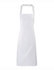 Organic Cotton Bib Apron (No Pocket) - PW102 - Premier Workwear