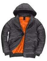 Dark Grey (Solid) Neon Orange