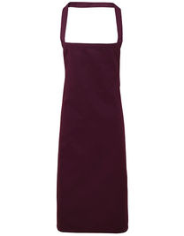 Organic Cotton Bib Apron (No Pocket) - PW102 - Premier Workwear