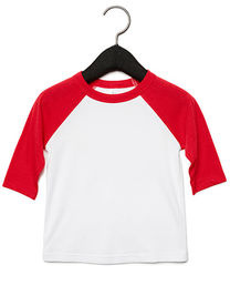 Toddler 3/4 Sleeve Baseball Tee - CV3200T - Canvas