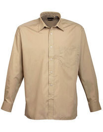 Men´s Poplin Long Sleeve Shirt - PW200 - Premier Workwear