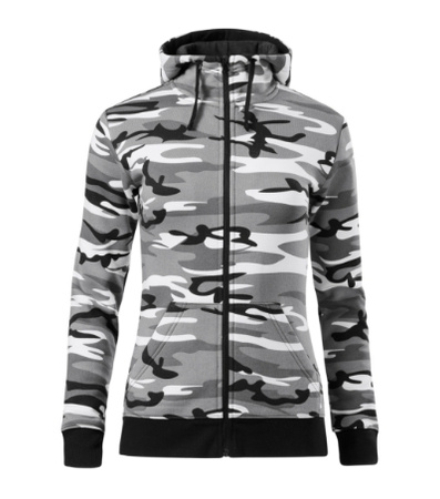 MALFINI® Bluza damska Camo Zipper (C2032)