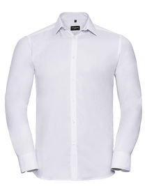 Men´s L/S Herringbone Shirt - Z962 - Russell Collection