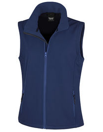 Women´s Printable Softshell Bodywarmer with Recycled Fleece Inner - RT232F - Result Genuine Recycled