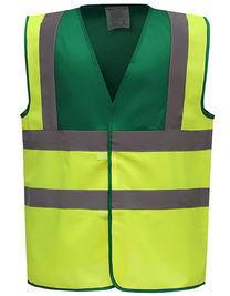 Hi-Vis 2 Bands & Braces Waistcoat - YK100 - YOKO