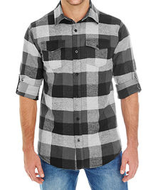Woven Plaid Flannel Shirt - BU8210 - Burnside