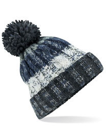 Corkscrew Pom Pom Beanie - CB486 - Beechfield