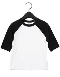 Toddler 3/4 Sleeve Baseball Tee - CV3200T - Canvas