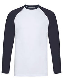 Long Sleeve Baseball T - F296 - Fruit of the Loom