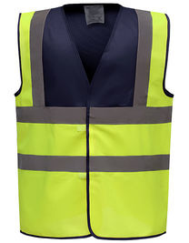 Hi-Vis 2 Bands & Braces Waistcoat - YK100 - YOKO