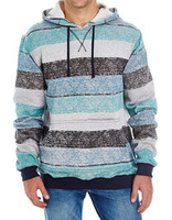 Lt. Blue - Black (Striped)