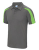 Charcoal (Solid) Lime Green