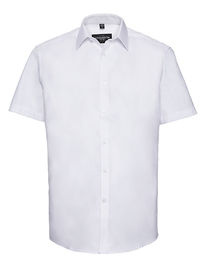 Men´s Short Sleeve Herringbone Shirt - Z963 - Russell Collection