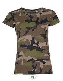 Women´s Camo T-Shirt - L134 - SOL´S