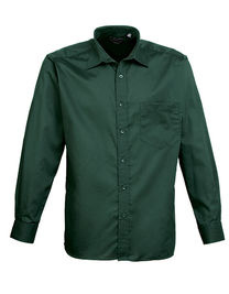 Men´s Poplin Long Sleeve Shirt - PW200 - Premier Workwear