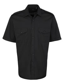 Pilot Shirt Short Sleeve - PW212 - Premier Workwear