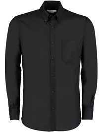Men`s Slim Fit Workwear Oxford Shirt Long Sleeve - K184 - Kustom Kit