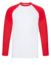 Long Sleeve Baseball T - F296 - Fruit of the Loom