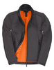 Dark Grey (Solid) Neon Orange